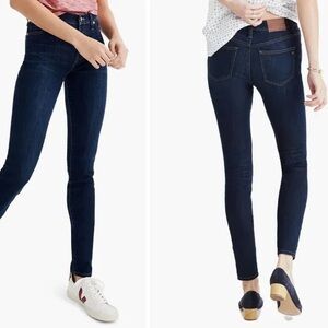 Madewell Dark Blue 9” High Rise Skinny Jeans Size 25